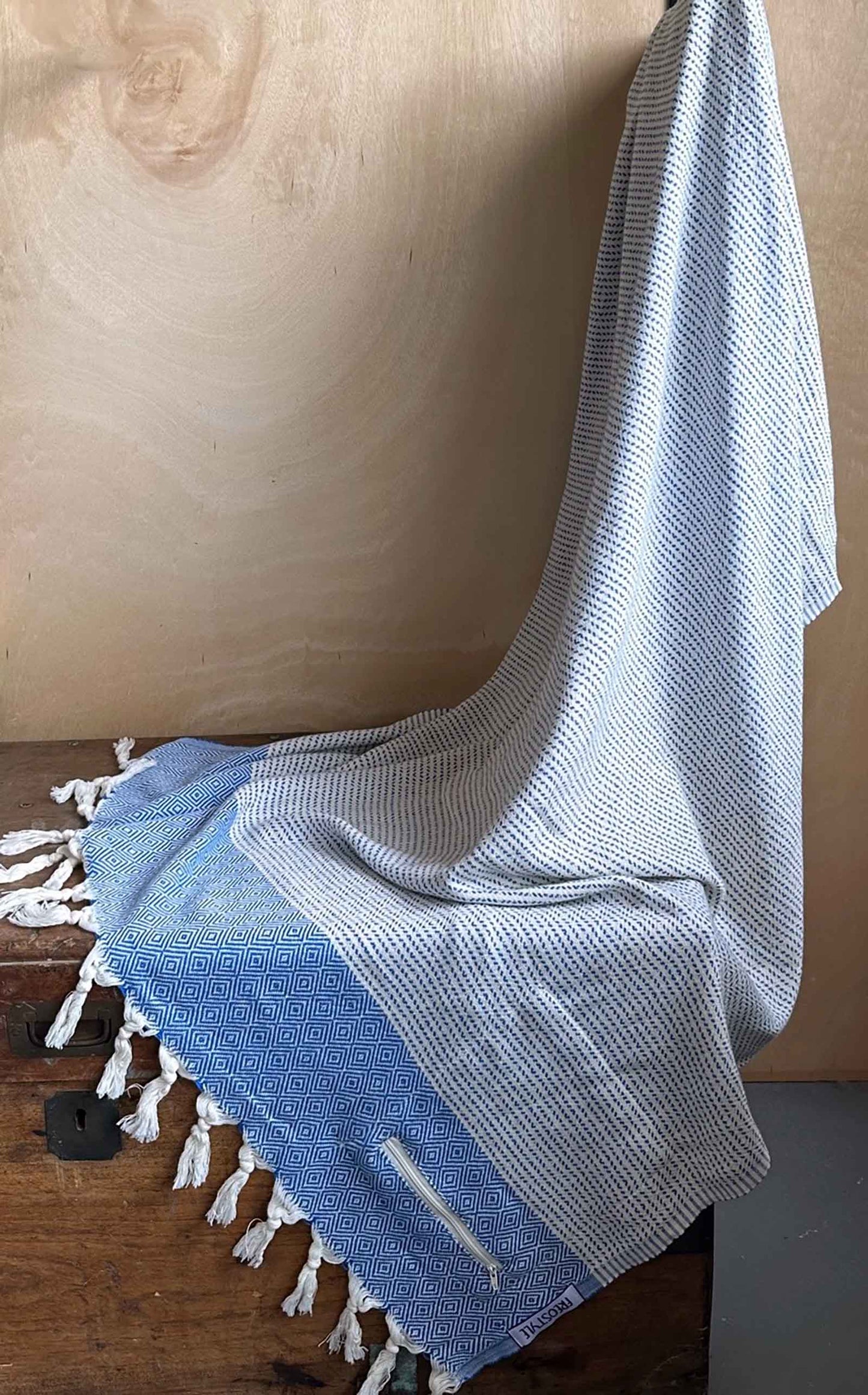Archipelego Turkish Towel with Pockets, displayed, by Freostyle