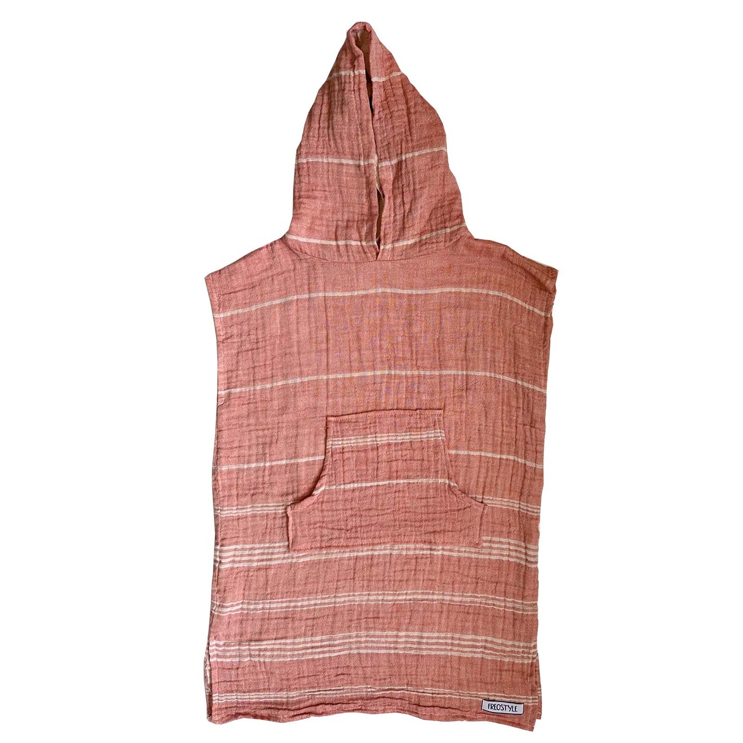 Kids Wrinkle Poncho - Pink