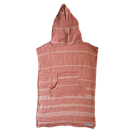 Kids Wrinkle Poncho - Pink