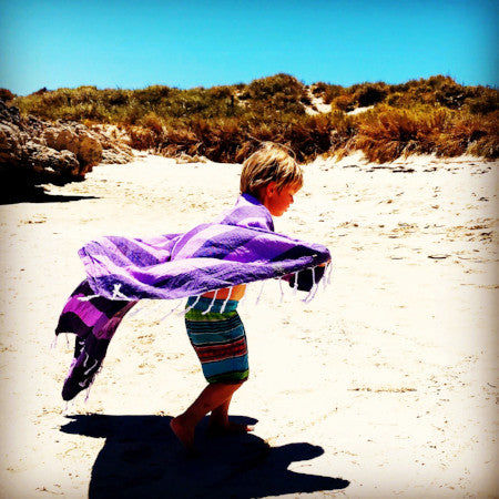 Life in Purple with Echeveria Turkish Towel, by Freostyle