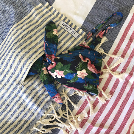 Deep Sea Turkish Towel with handy discreet pocket