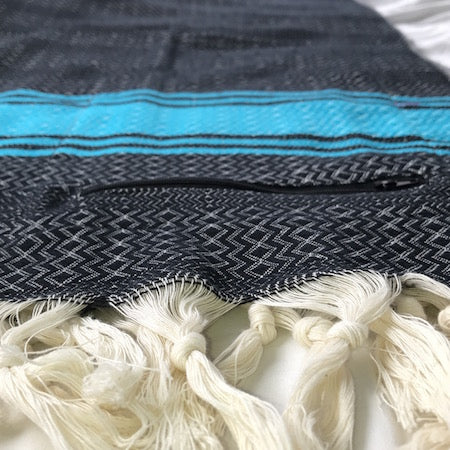 Black Sea: Turkish towel with pocket