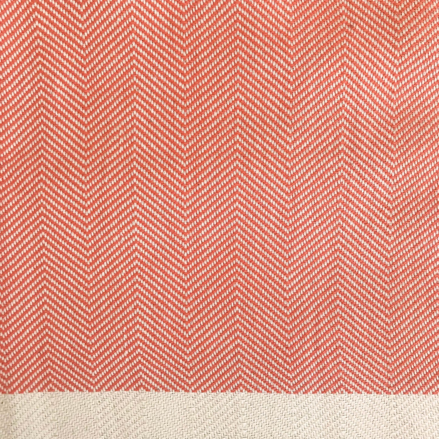 Freostyle Turkish Beach Towel with Pockets, Lannai, Orange, close up of orange weave