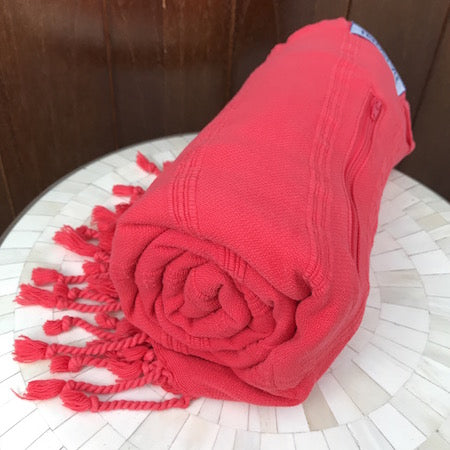 Halcyon turkish towels are lightweight and roll up so small