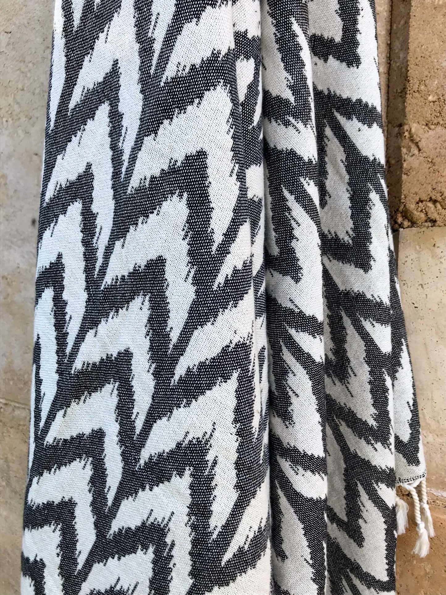 Spice Island Turkish Towel with Pocket by Freostyle sustainable beach products, hung