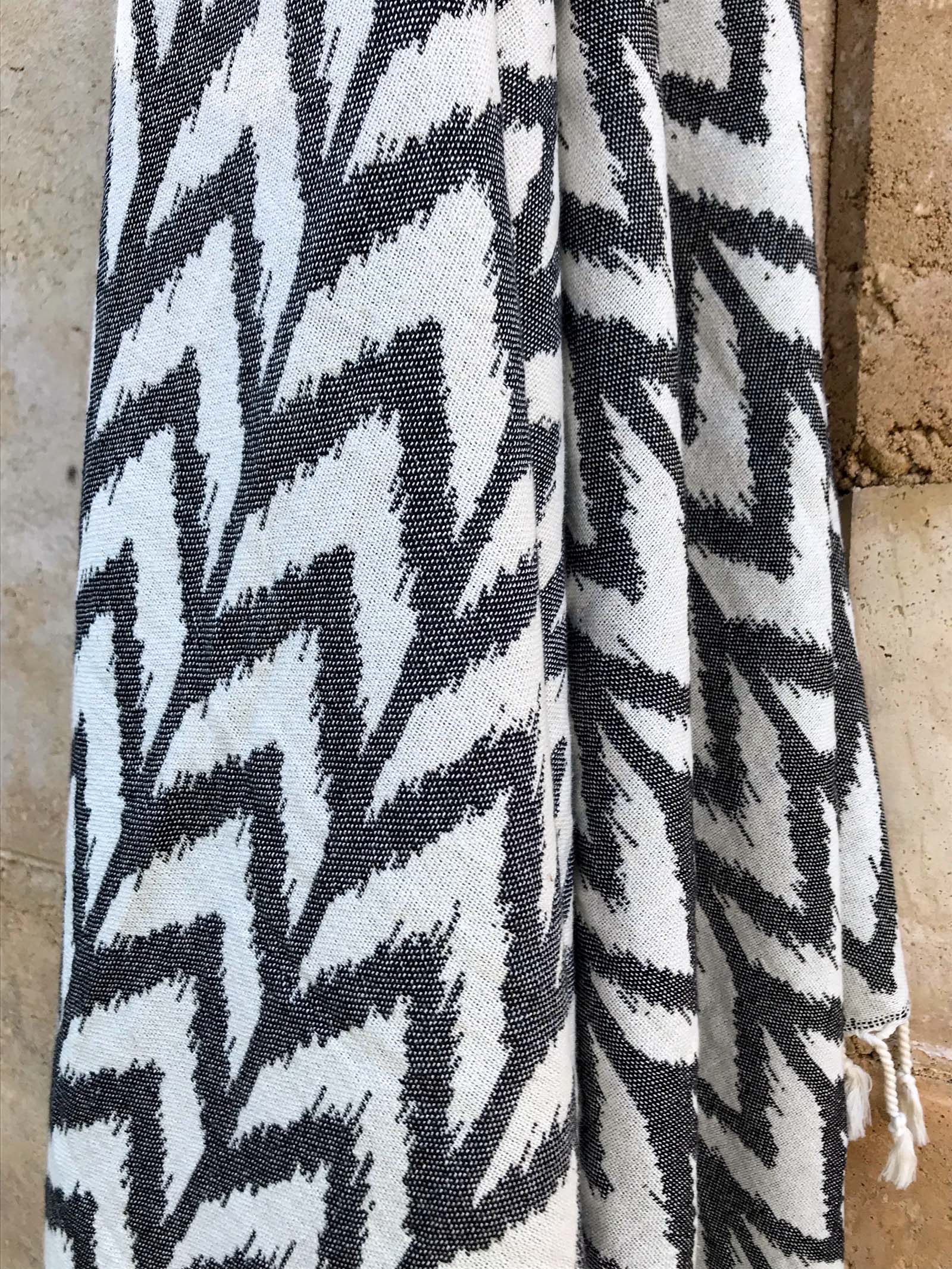 Spice Island Turkish Towel with Pocket by Freostyle sustainable beach products, hung