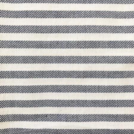 Star Gazer Turkish Towel close up of blue and cream stripes