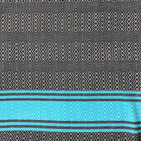 Black Sea: authentic, 100% cotton, light-weight beach towel (Turkish towel)