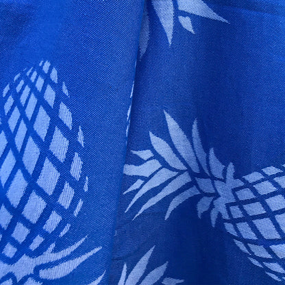 Freostyle Turkish Towels with Pockets, Pina pineapple print, close up of weave
